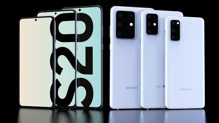 Появились подробные характеристики линейки Samsung Galaxy S20
