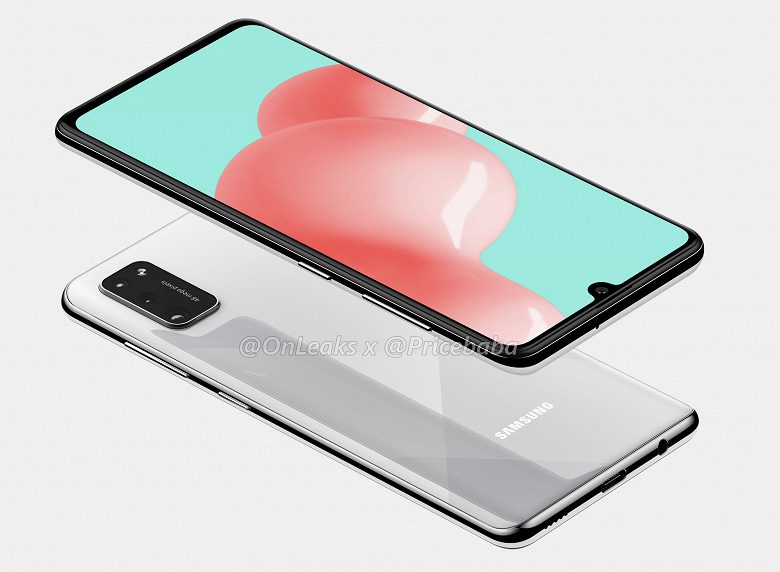 В Сети показали внешность смартфона Samsung Galaxy A41