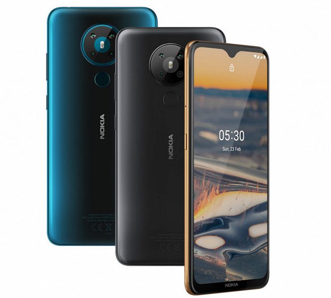 Представили антикризисные смартфоны Nokia 5.3 и Nokia 1.3