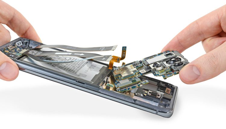 IFixit рассказала о ремонтопригодности Samsung Galaxy S20 Ultra