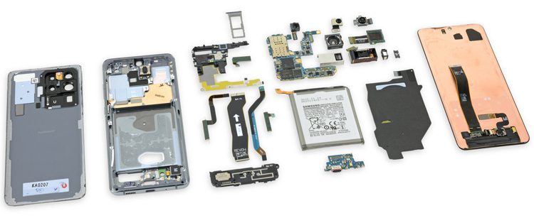 IFixit рассказала о ремонтопригодности Samsung Galaxy S20 Ultra