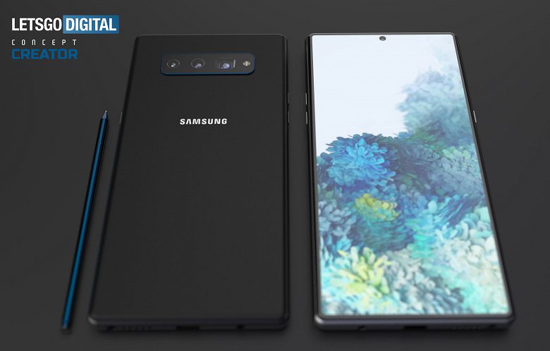 Опубликованы рендеры смартфона Samsung Galaxy Note 20 5G