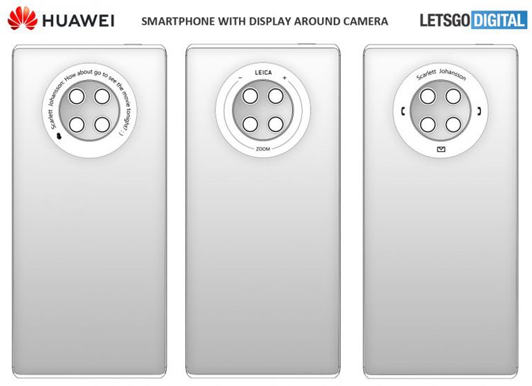 Huawei вокруг камеры смартфона разместит сенсорную панель