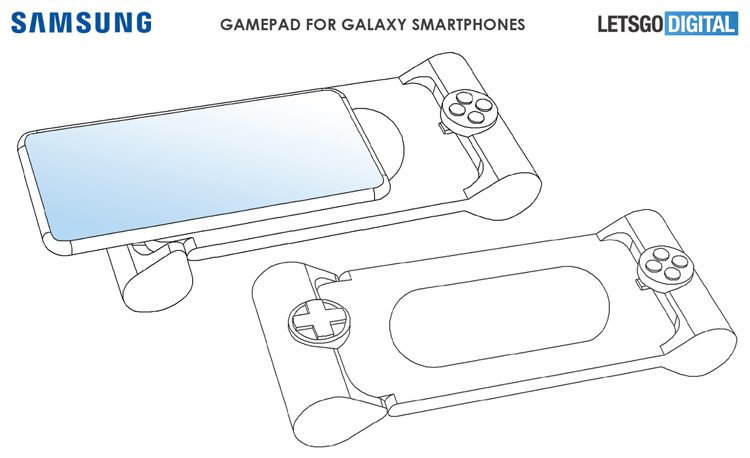 Samsung запатентовал геймпады для смартфонов