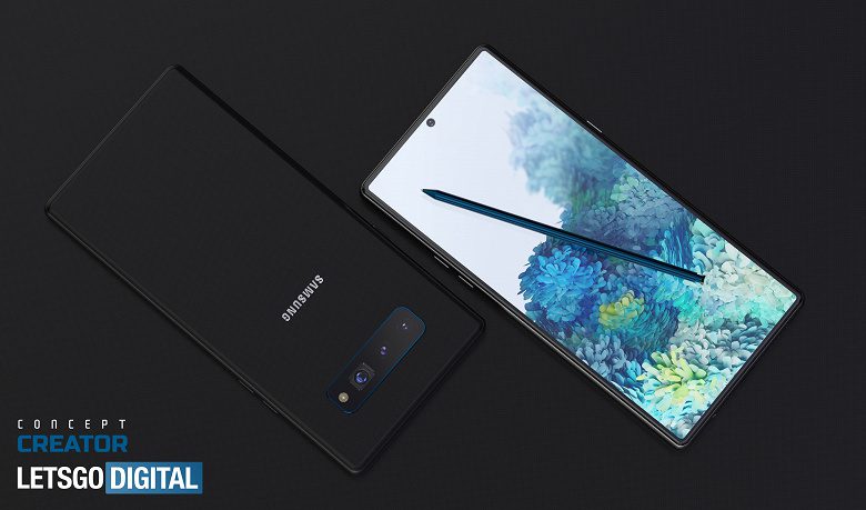 Опубликованы рендеры смартфона Samsung Galaxy Note 20 5G