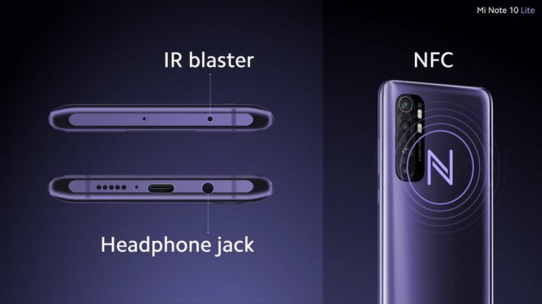 Представлен среднебюджетный камерофон Xiaomi Mi Note 10 Lite