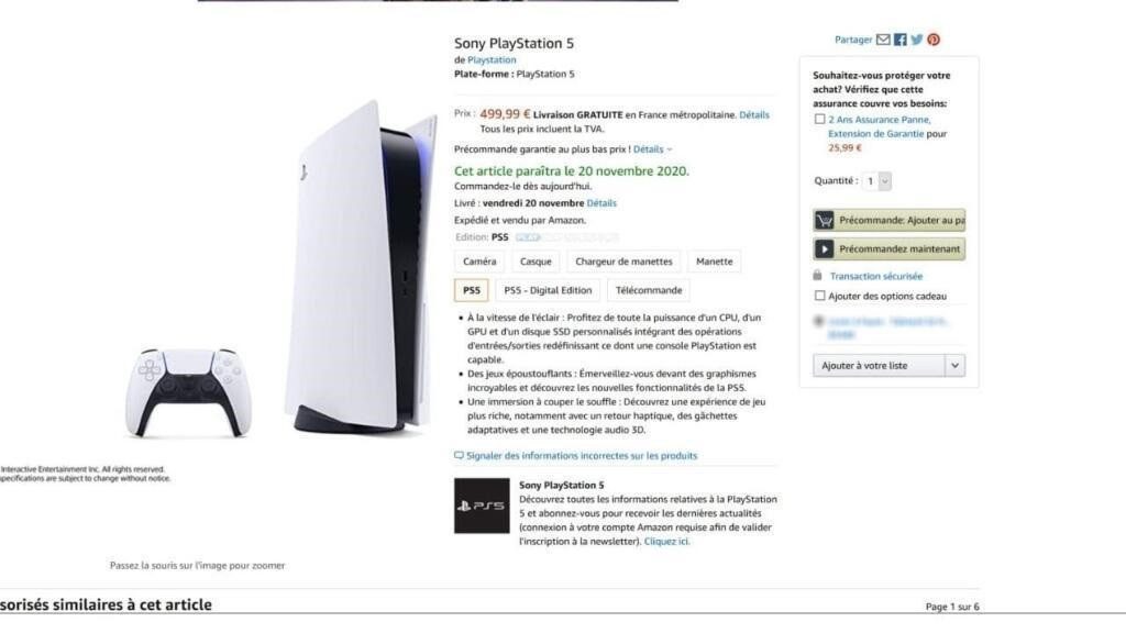 На Amazon появилась цена и дата выхода Sony PlayStation 5