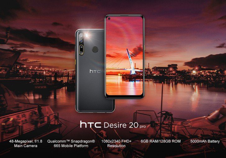 HTC представила сразу два новых среднебюджетных смартфона