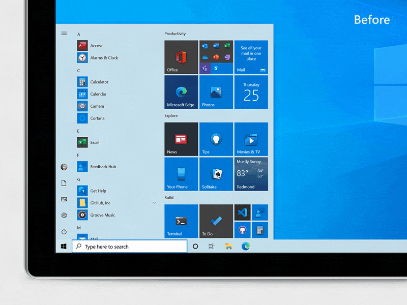 Microsoft презентовала официально новый дизайн Windows 10