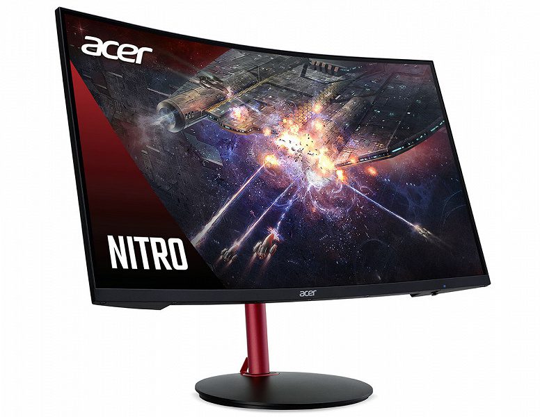 Acer представила изогнутые игровые мониторы серии Nitro XZ2