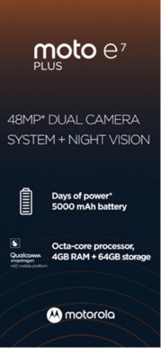 Moto E7 Plus получит камеру на 48 Мп с системой ночного видения