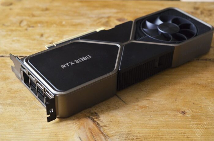 На новую RTX 3080 от Nvidia теперь можно посмотреть