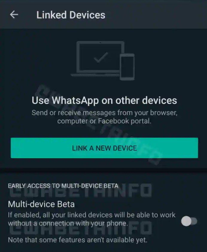 В WhatsApp появится поддержка нескольких устройств