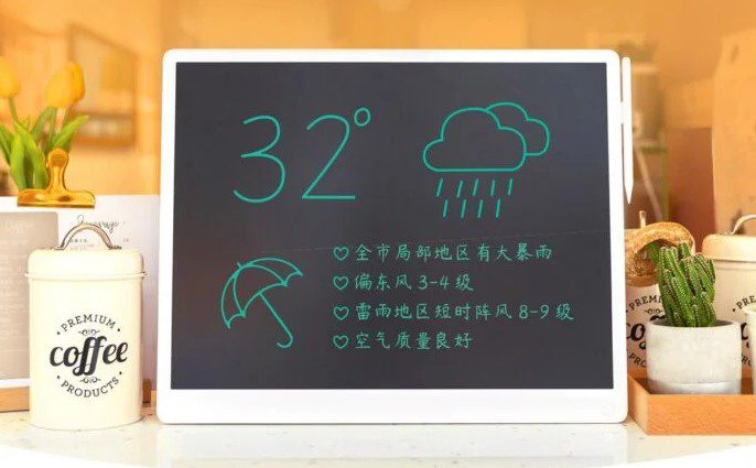20-дюймовая ЖК-доска Xiaomi работает год на двух батарейках