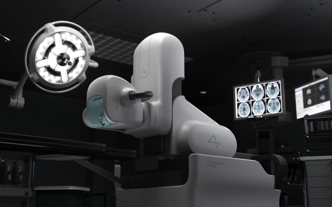 Woke Studio представила робота-хирурга для имплантации чипов Neuralink