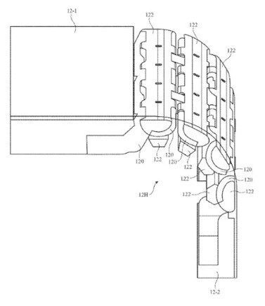 Apple запатентовала уникальный шарнирный шарнир для складного iPhone
