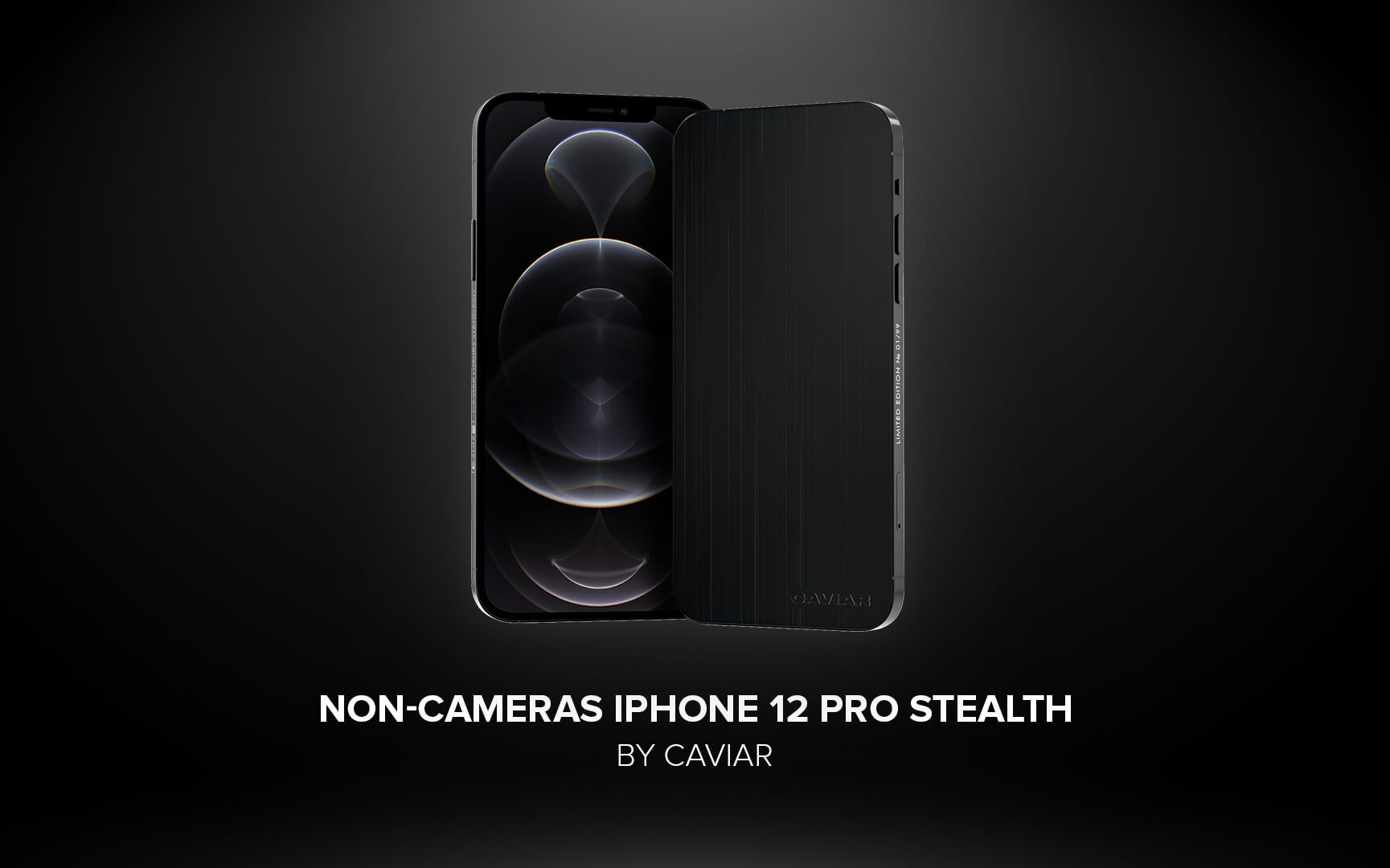 В iPhone 12 Pro Stealth от Caviar нет камер по соображениям безопасности