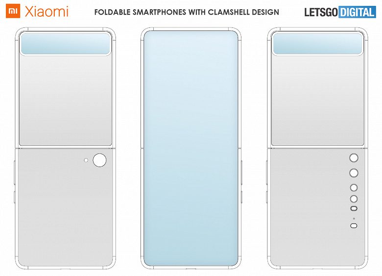 Компания Xiaomi получила патенты сразу на семь складных смартфонов