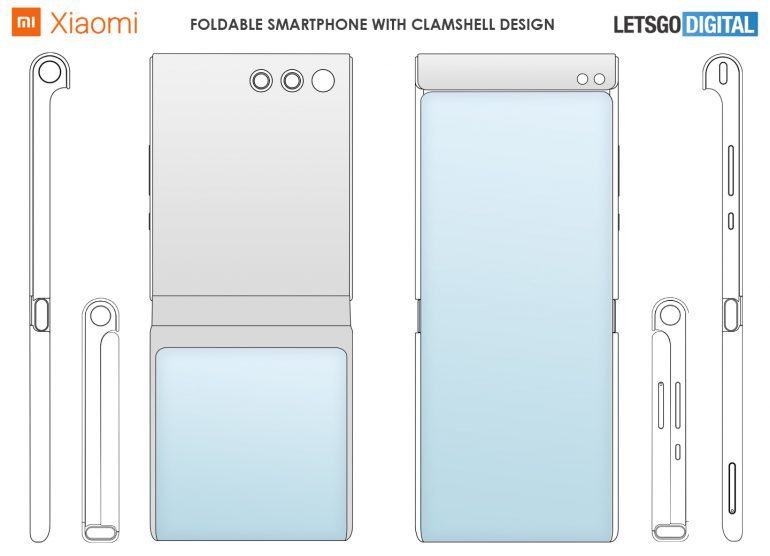 Компания Xiaomi получила патенты сразу на семь складных смартфонов