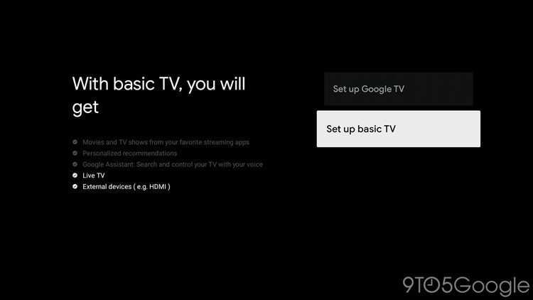 В Google TV можно будет полностью выключить функции Smart TV