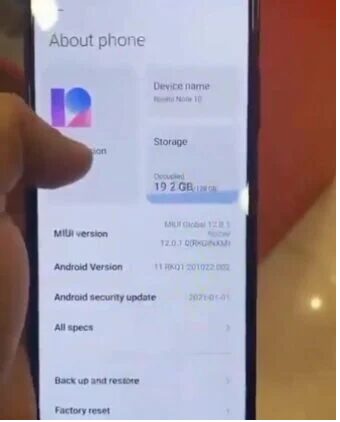 Новый смартфон Redmi Note 10 раскрыли на первых фотографиях