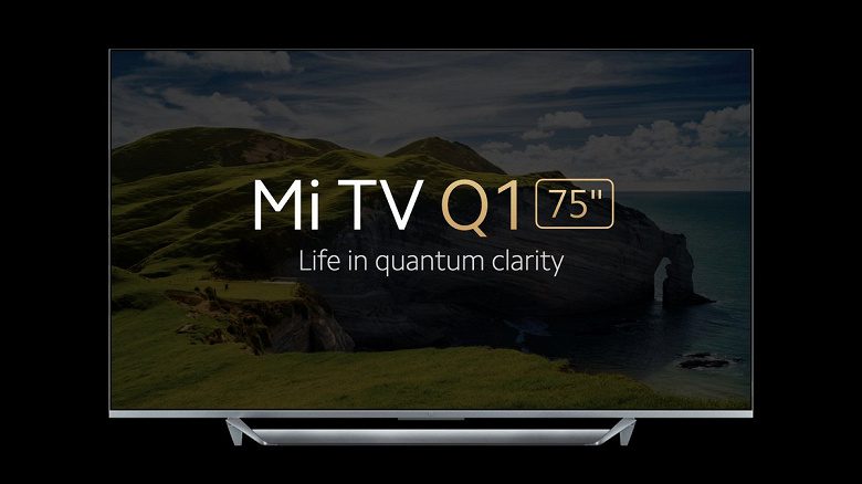 Представлен новый 75-дюймовый телевизор Xiaomi Mi TV Q1 за 1300 евро