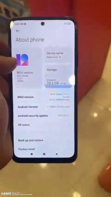 Раскрыт дизайн нового смартфона Xiaomi Redmi Note 10