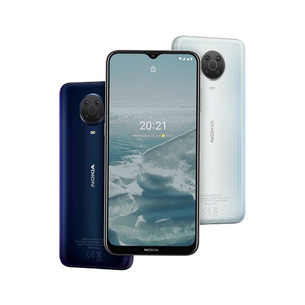 Представлены недорогие смартфоны Nokia G10 и G20 с MediaTek Helio и АКБ на 5050 мАч