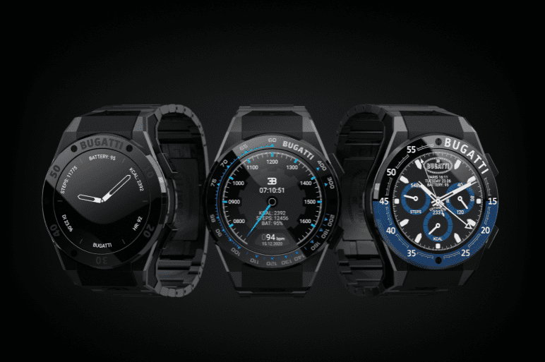 Bugatti анонсировала три новые модели умных часов