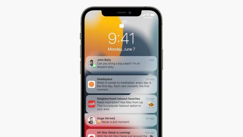 iOS 15: обновленные уведомления и новая сводка уведомлений, отсортированная по приоритету