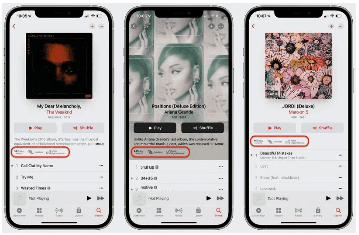 Apple Music запустила lossless-формат и функцию пространственного звука