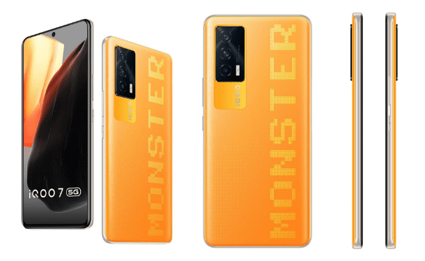 Вариант iQOO 7 5G Monster Orange поступит в продажу в Индии по цене 430 долларов