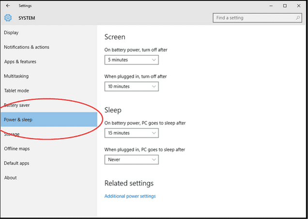 Windows 10 выключается вместо перехода в спящий режим