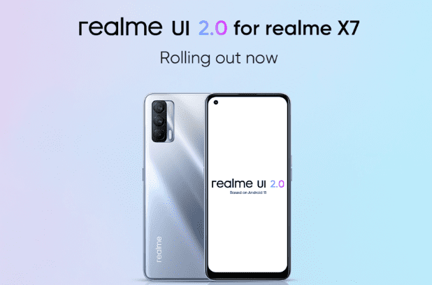 Realme X7 получит стабильное обновление Android 11 в Индии