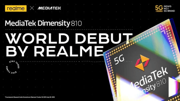 Realme скоро выпустит первый в мире телефон на базе Dimensity 810