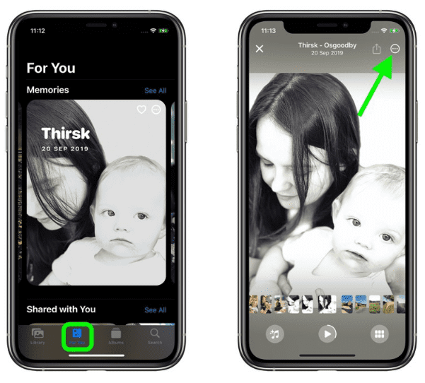 iOS 15: как выбрать изображения, которые появляются в памяти фотографий