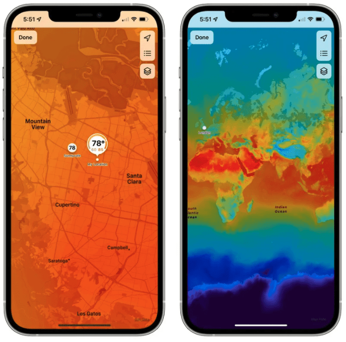 iOS 15: всё новое в приложении Погода