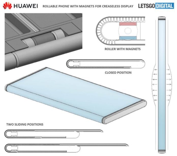 Huawei может работать над Mate X Rollable с расширяющимся дисплеем