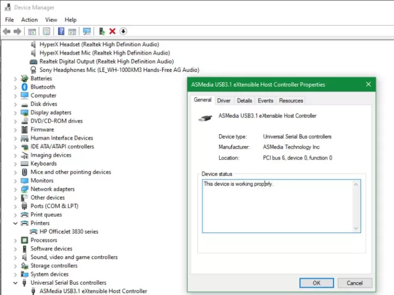 Ошибка флешки 10. PCI-E Universal Audio device Manager\.