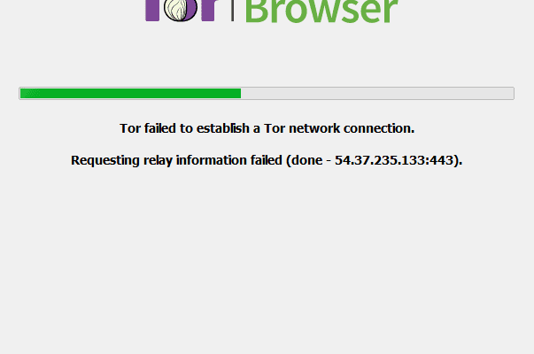 start tor browser не работает