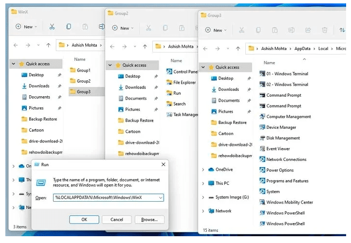 Что такое меню WinX и как его открыть в Windows 11?
