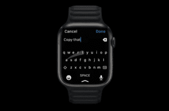 Большой дисплей Apple Watch Series 7 позволяет использовать всю экранную клавиатуру
