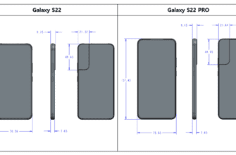 Дизайн серии Samsung Galaxy S22 был раскрыт на новых схемах