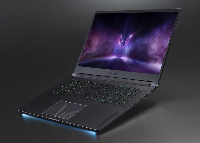 LG представила новый супермощный игровой ноутбук UltraGear с дисплеем 1600р и 300 Гц