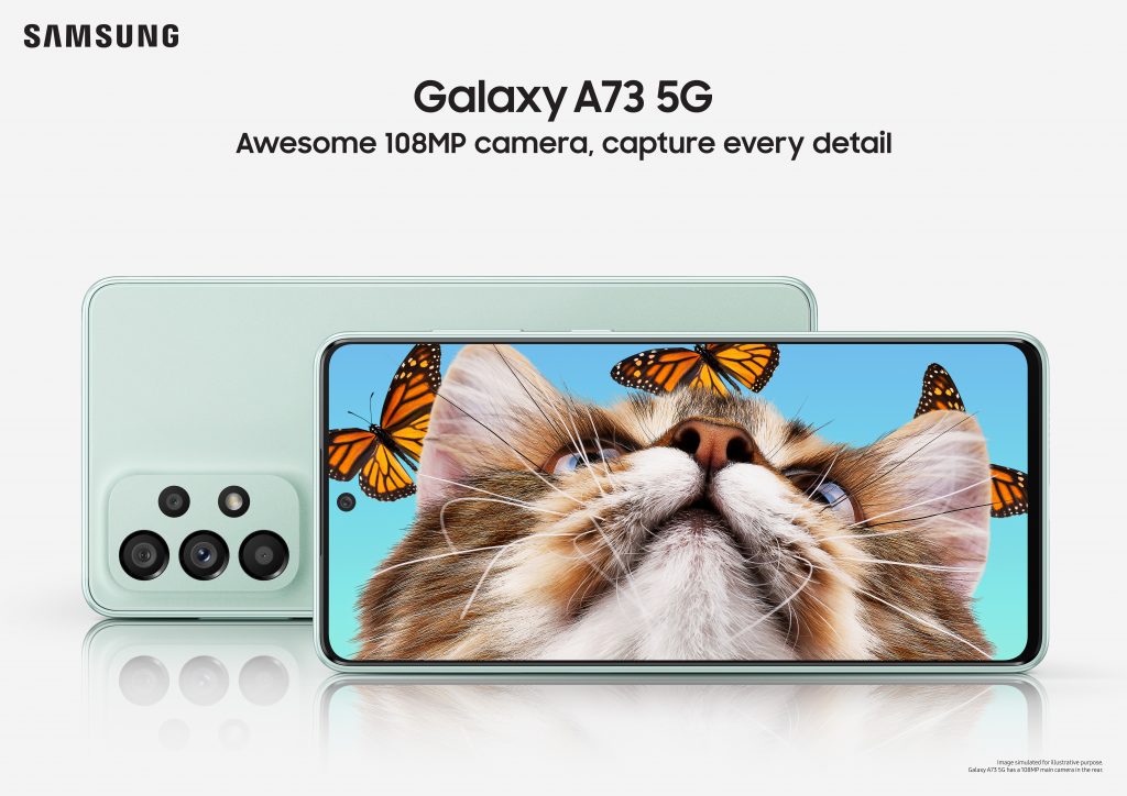 Выпущен Samsung Galaxy A73 5G с SD 778G и 108-мегапиксельной четырехмодульной камерой