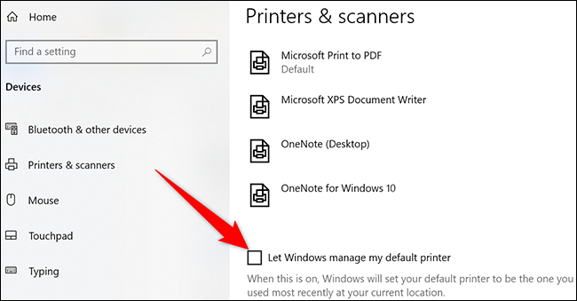 Как установить принтер по умолчанию в Windows 10