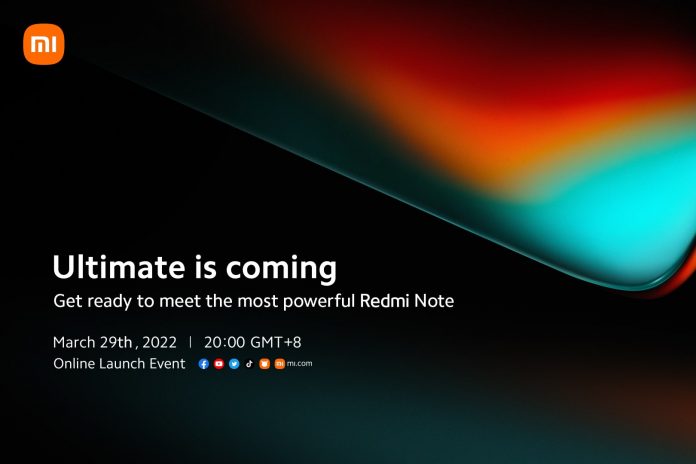 Xiaomi планирует глобальную презентацию на 29 марта, ожидается Redmi Note 11 Pro+ 5G