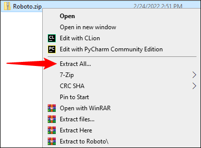 Как установить шрифт в Windows 10