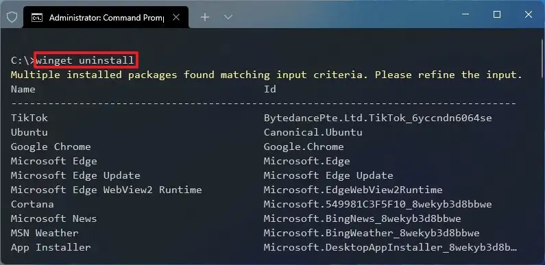 Как удалять программы в Windows 11?