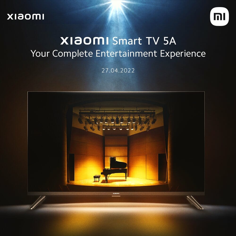 Объявлена дата запуска нового премиум-телевизора Xiaomi Smart TV 5A